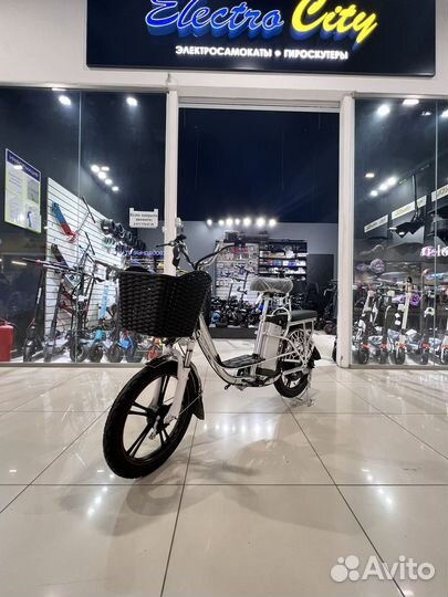 Электровелосипед с корзиной 60v20ah 18’ дюймов