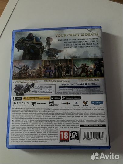 Warhammer 40000 space marine 2 ps5