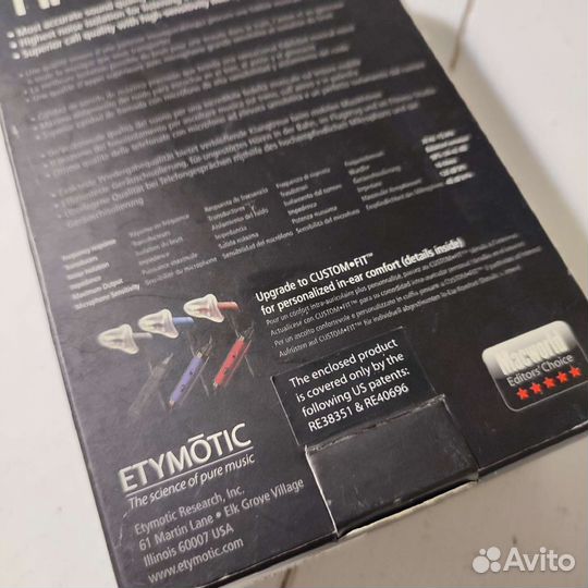 Наушники проводные новые EtyMotic hf2