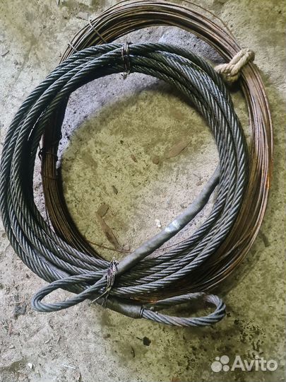 Трос буксировочный металлический