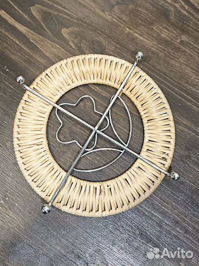 Подставки под горячее СССР плетеные 2 штуки