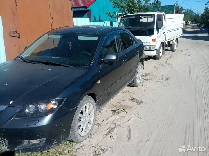 Mazda 3 1.6 МТ, 2008, битый, 230 000 км