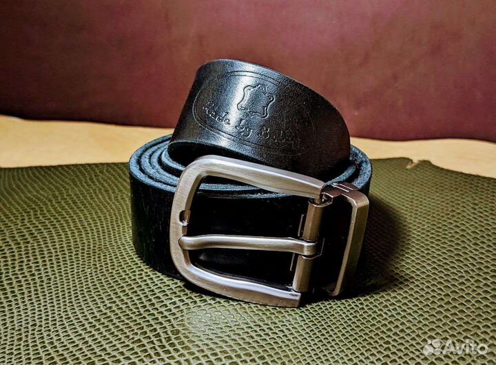 Кожаный ремень ручной работы