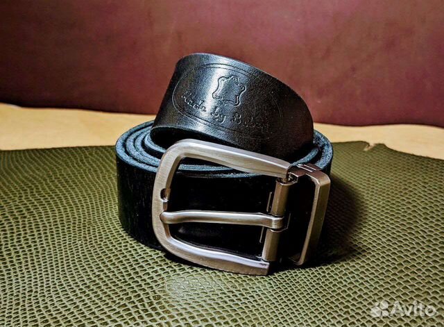 Кожаный ремень ручной работы