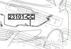 Трос привода открывания замка капота 23101CC Fe