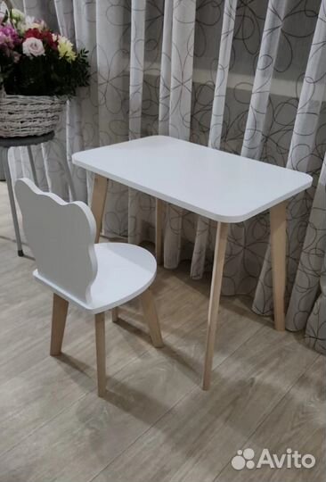 Новый стол и стул мишка