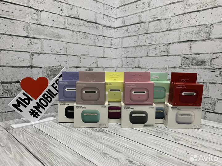 Чехлы для наушников AirPods 1 / 2 / 3 / Pro