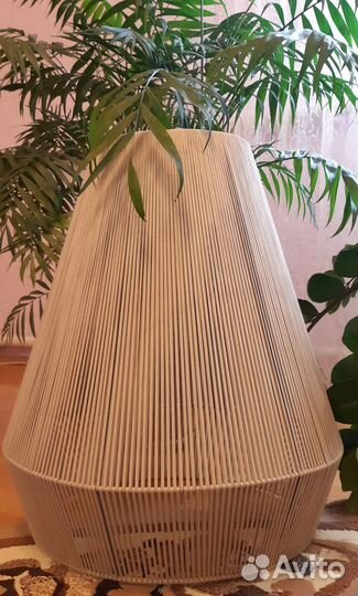 Плетеный абажур, светильник (для композиции)