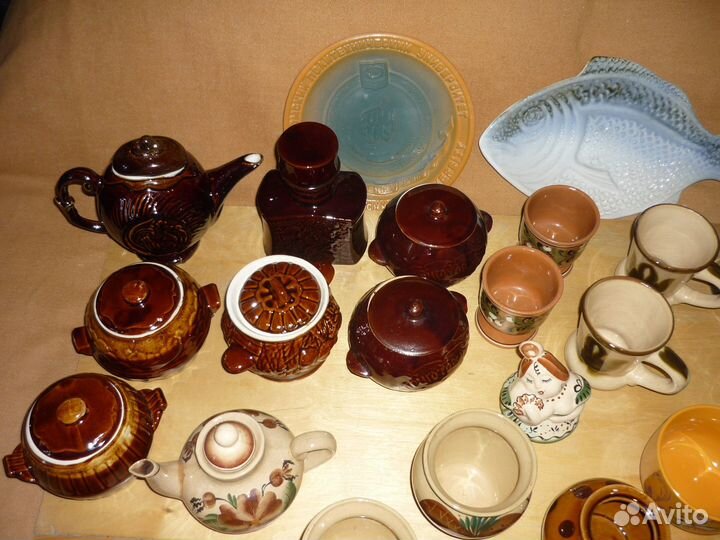 Керамическая посуда разная