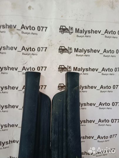 Накладки передних порогогов Geely mk cross