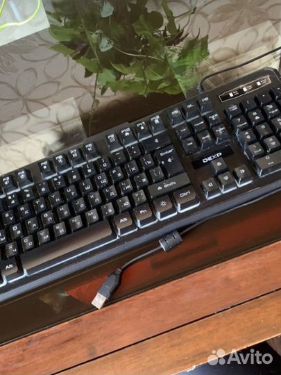 Проводная клавиатура. dexp бу