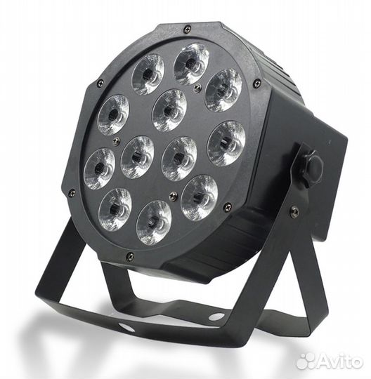 Цветной прожектор Led mini par 12 rgbwa+UV + пульт