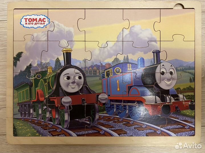 Большие деревянные пазлы 3шт (за все)