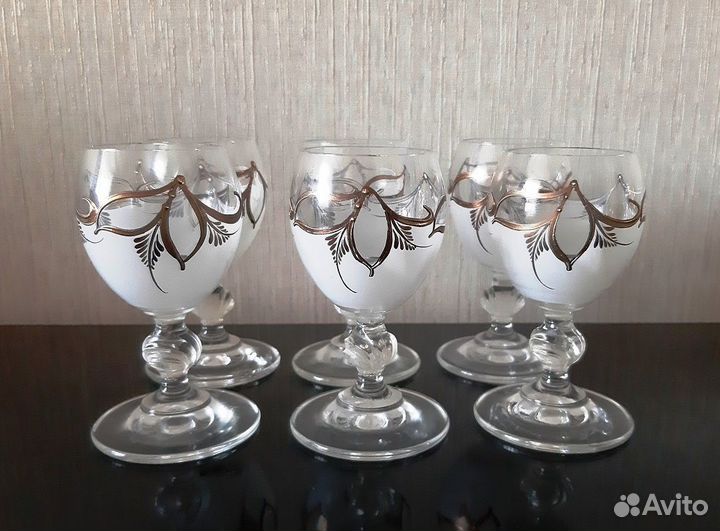 Рюмки из Чешского стекла (Bohemia)
