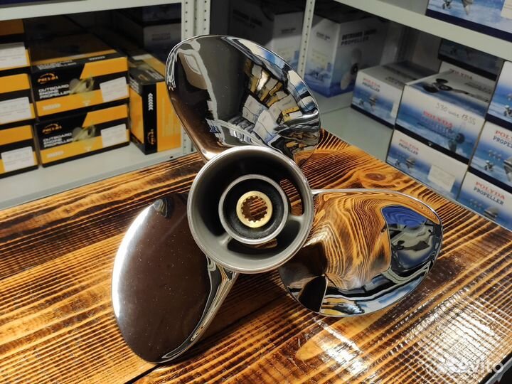 Винт гребной Yamaha 60-140 л.с. шаг 15, сталь