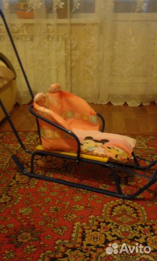 Санки с матрасиком