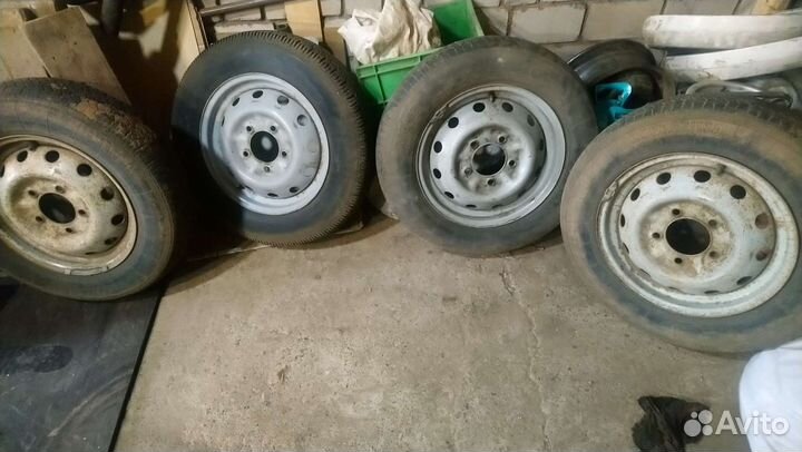 Штампованные диски нива с резинои