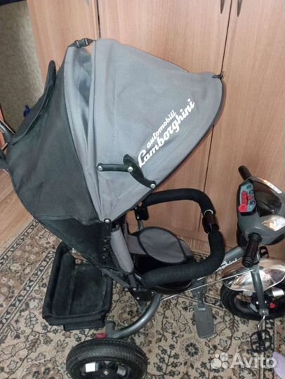 Детский велосипед с родительской ручкой