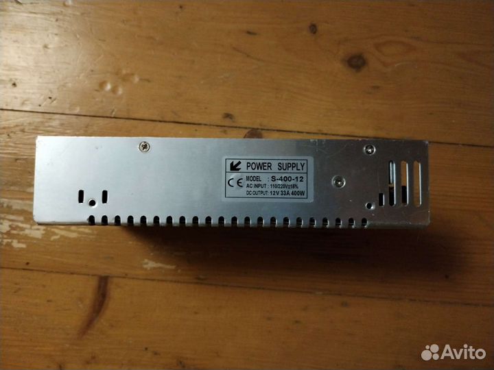 Блок питания S-400-12, 400Вт, 12В, 33А