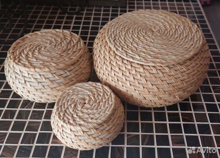 Шкатулка плетеная Икея