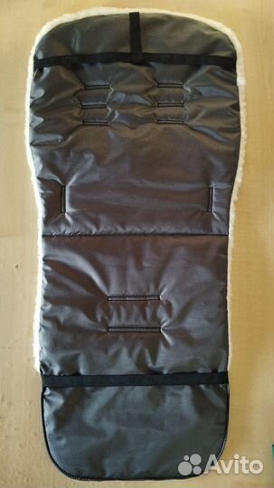 Матрасик на овчине для прогулочной коляски