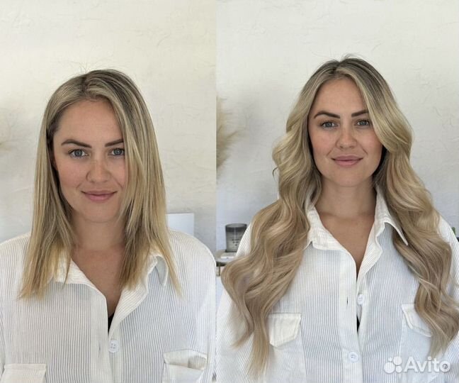 Наращивпние волос под ключ (волос и работа )