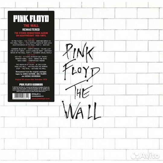 Виниловая пластинка Pink Floyd THE wall (180 Gram