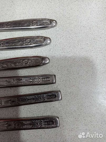 Ножи столовые СССР нержавейка6 шт в наличии