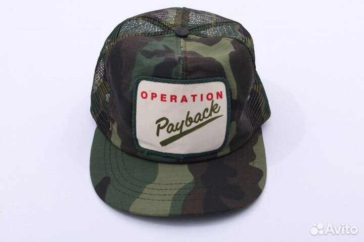 Operation Payback x Made in USA, 80's винтаж кепка