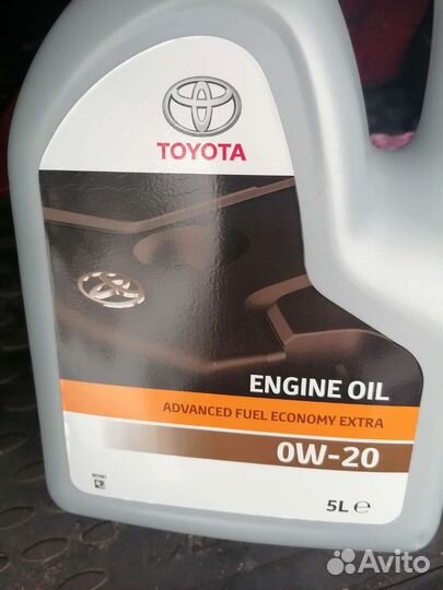 Масло моторное 0w20 toyota