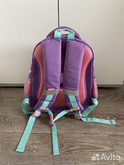 Школьный рюкзак для девочки grizzly ортопедический