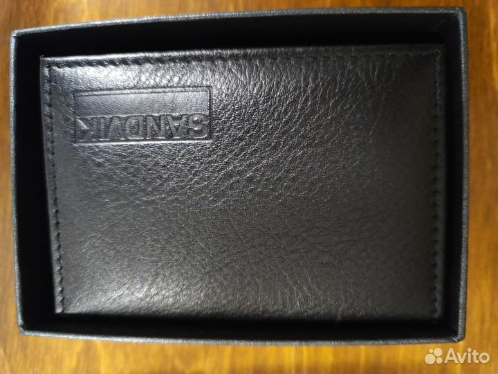 Визитница натуральная кожа