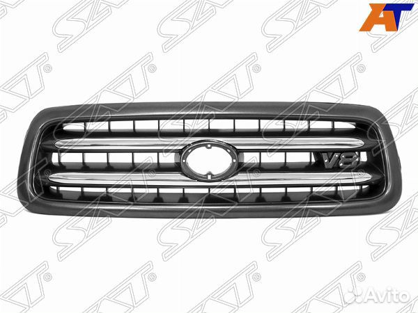 Решетка toyota sequoia 01-04 черная с хромом