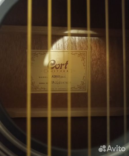 Акустическая гитара cort ad 810