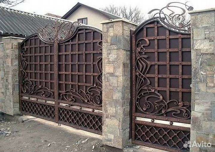 Кованые ворота