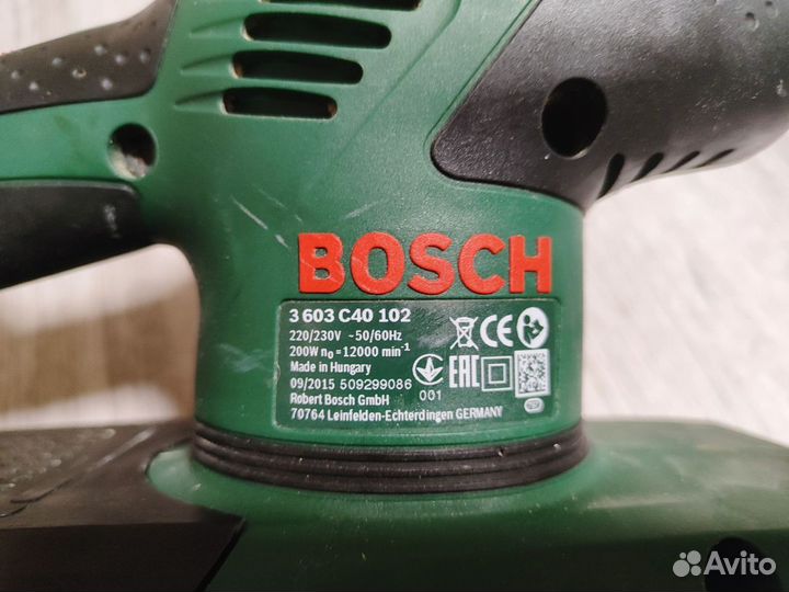 Вибрационная шлифмашина Bosch PSS 200 AC