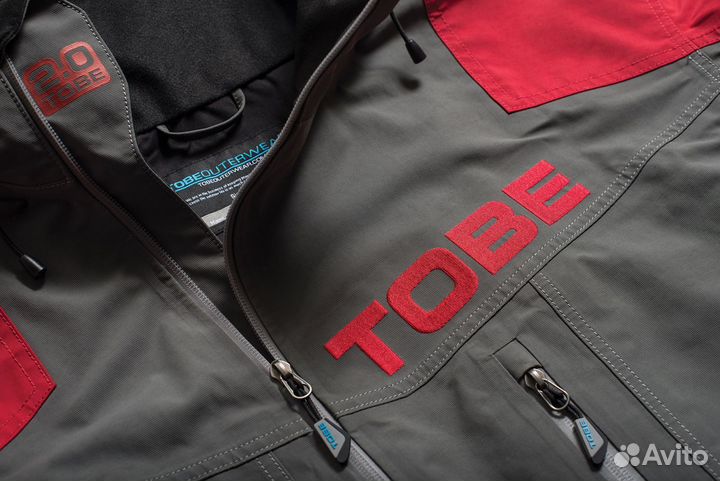 Куртка tobe Contego Gun Metal Chili (S)