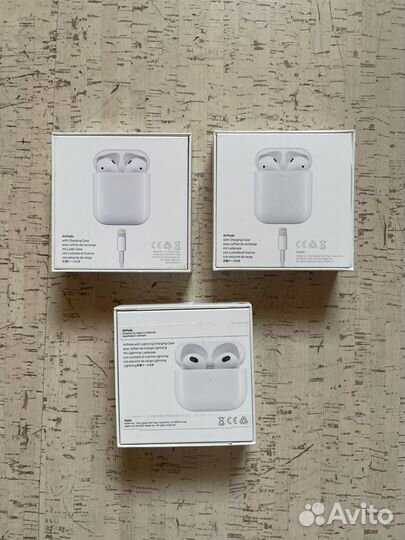 Коробки Apple iPhone, AirPods, Watch