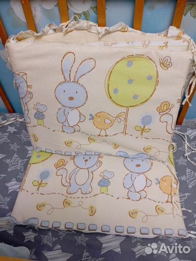 Бортики в детскую кроватку