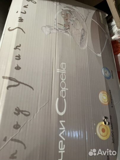 Люлька качалка с музыкой, в отличном состоянии