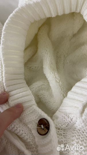 Вязаный комплект для новорожденного