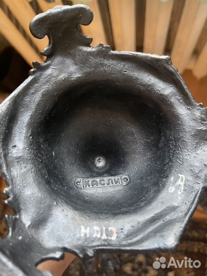 Каслинское литье подсвечник