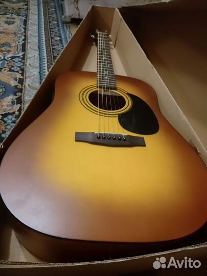 Новая гитара эл/ак Cort /массив/ обмен