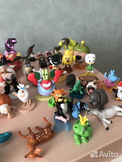 Фигурки sweet box, kinder, lego