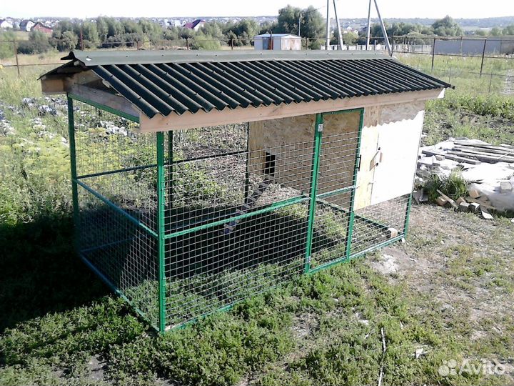 Курятник с утепленным домиком