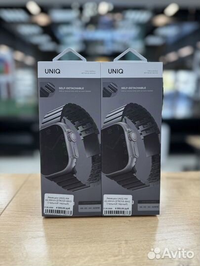 Стальной ремешок Uniq для Apple Watch 42-49mm