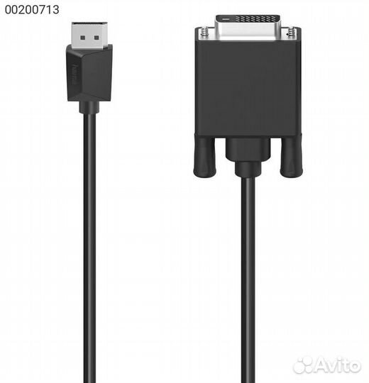 Видеокабель Hama Essential Line DisplayPort (M)