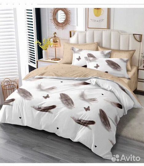 Кпб с 2мя пододеяльниками