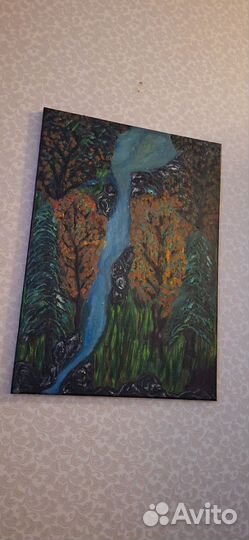 Картина маслом на холсте пейзаж