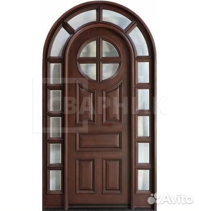 Арочная входная дверь на заказ. Установка под ключ